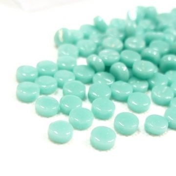 Glas Rondjes 8mm Basis 50 gram Licht Turquoise 013