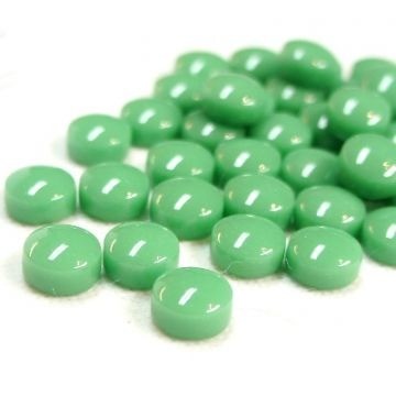 Glas Rondjes 12mm Basis 50 Gram Zacht Groen 019