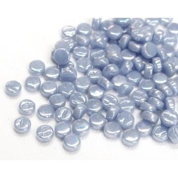 Glas Rondjes 8mm Parelmoer 50 gram Lila Blauw 062P