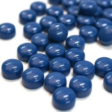 Glas Rondjes 12mm Basis 50 Gram Blauw 068