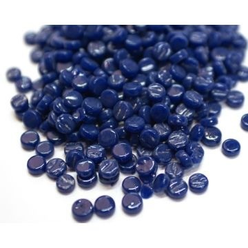 Glas Rondjes 8mm Basis 50 gram Donkerblauw 071