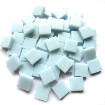 (koopjes) Glas Vierkantjes 12mm 100 gram mat IJs Blauw 059