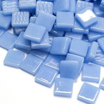 Glas Vierkantjes 12mm Basis 50 gram Lila Blauw 062