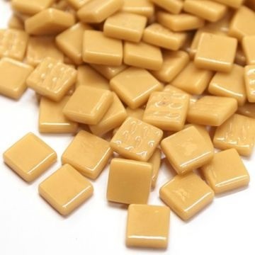 (koopjes) Glas Vierkantjes 12mm 100 gram Licht Beige 093