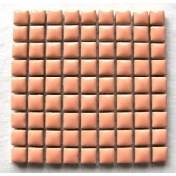 Keramiek Vierkantjes 10 mm 81 stuks Licht Perzik H6003