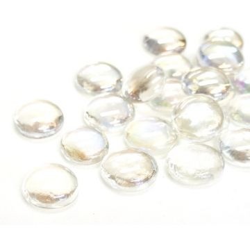 Glas Nuggets Medium Mix 50 gram Clear Diamant