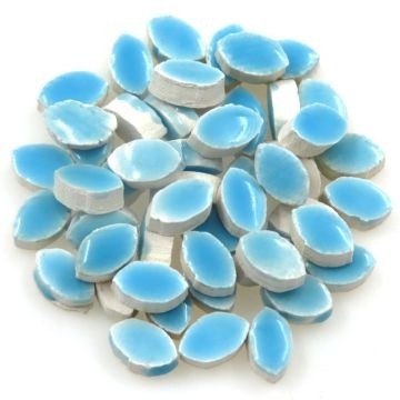 Keramiek Bloemblaadjes Mini 5 gram Lichtblauw WB05