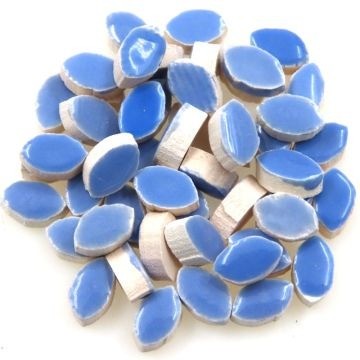 Keramiek Bloemblaadjes Mini 5 gram Blauw WB07