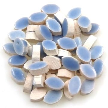 Keramiek Bloemblaadjes Mini 5 gram Zacht Blauw WB06