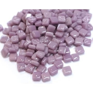 Glas Vierkantjes 8 mm Basis 50 gram Lila 053