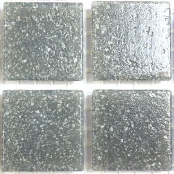 Glas Vierkantjes 20mm Basis 45 stuks Grijs A09