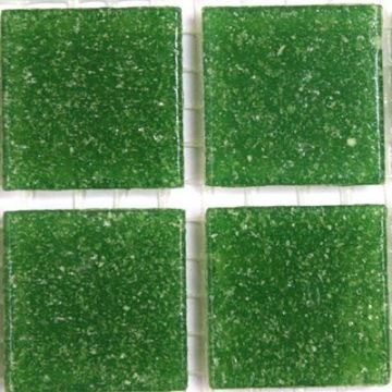 Glas Vierkantjes 20mm Basis 45 stuks Helder Groen A25