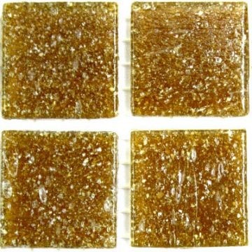 Glas Vierkantjes 20mm Basis 45 stuks Bruin A34