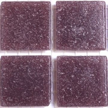 Glas Vierkantjes 20mm Basis 45 stuks Paars A43