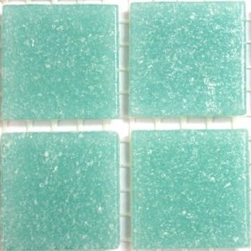 Glas Vierkantjes 20mm Basis 45 stuks Licht Turquoise A62