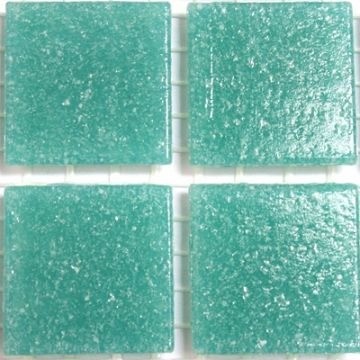 Glas Vierkantjes 20mm Basis 45 stuks Donker Turquoise A63