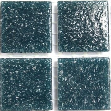 Glas Vierkantjes 20mm Basis 45 stuks Petrol A77