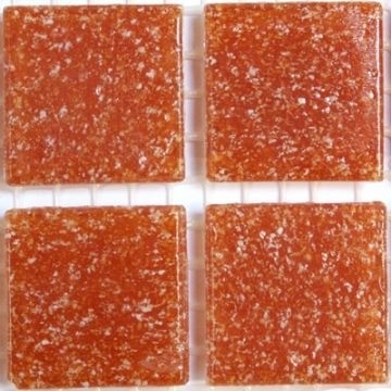 Glas Vierkantjes 20mm Basis 45 stuks Terracotta A87