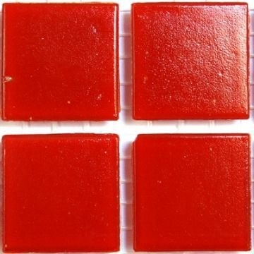 Glas Vierkantjes 20mm Basis 45 stuks Rood Glad A96