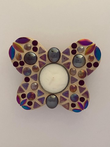 Mozaiekpakket Waxinelichthouder Vlinder