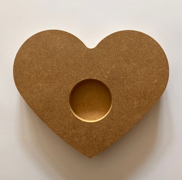 Ondergrond Waxinelichthouder Hartje 14.5 cm