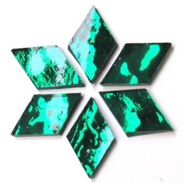 Glas Ruitjes Spiegel 6 stuks Groen AR19