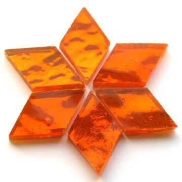 Glas Ruitjes Spiegel 6 stuks Oranje AR23