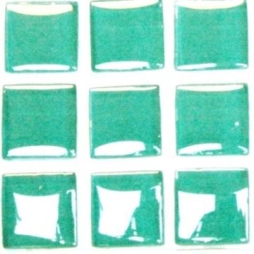 Glas Vierkantjes 10mm Murrini Crystal 81 stuks Turquoise