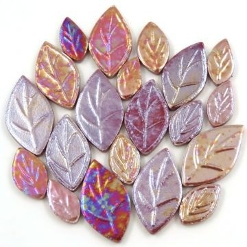 Keramiek Blaadjes Parelmoer 50 gram Roze tinten