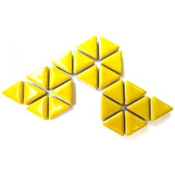 Keramiek Driehoekjes 50 gram Geel H71