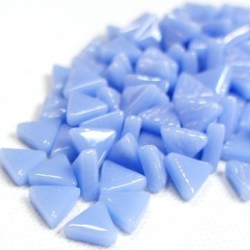 Glas Driehoekjes 10mm 50 gram Lila Blauw 062