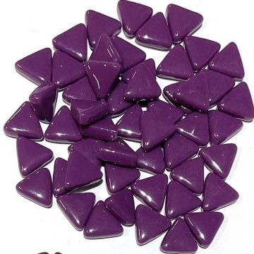 Glas Driehoekjes 10mm 50 gram Grape BIS111