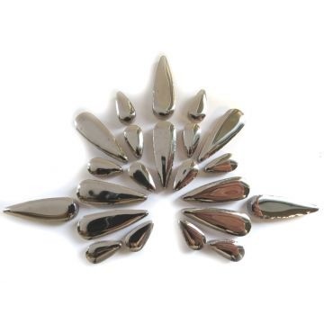 Keramiek Druppels 50 gram Zilver H02