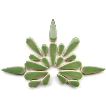 Keramiek Druppels 50 gram Jade H142