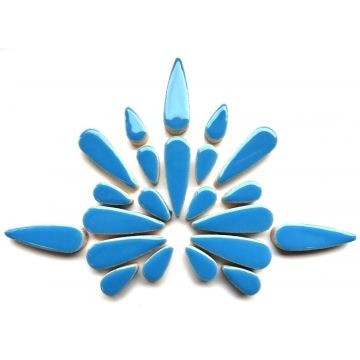 Keramiek Druppels 50 gram Fel Blauw H171