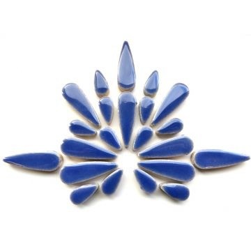 Keramiek Druppels 50 gram Donkerblauw H191