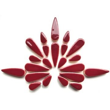 Keramiek Druppels 50 gram Bordeaux H47