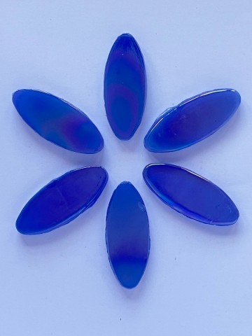 Ellips blauw parelmoer 0