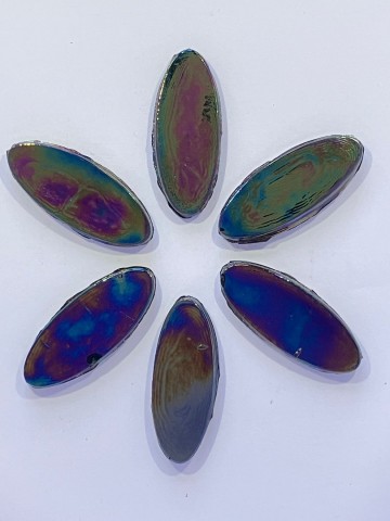 Ellips zwart parelmoer