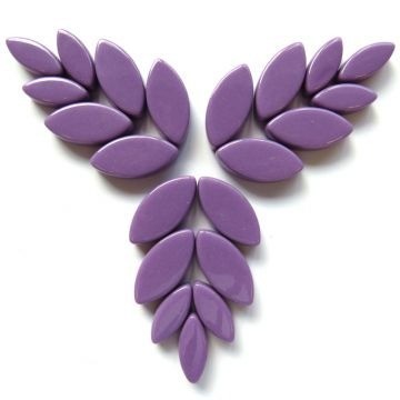 Glas Blaadjes recht Basis 50 gram Nieuw Paars Bis60
