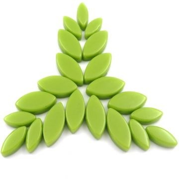 Glas Blaadjes recht Basis 50 gram Lime Bis91