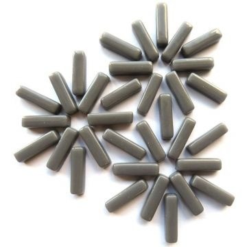 Glas Staafjes 50 gram grijs 05