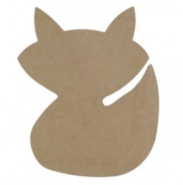 Ondergrond houten Vos 26 cm