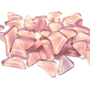 Glas Puzzelmix (Soft Glass) 100 Gram Roze H003