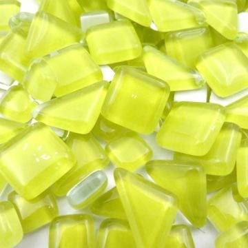 Glas Puzzelmix (Soft Glass) 100 Gram Geel H025