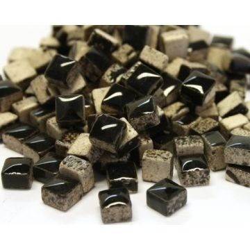 Keramiek Vierkantjes 5 mm 25 gam (micro) Zwart H1