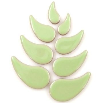 Keramiek Druppels gebogen 100 gram Menthol Groen H144