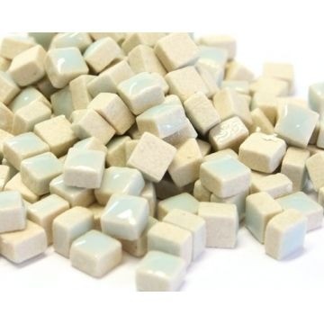 Keramiek Vierkantjes 5 mm 25 gam (micro) Lichtblauw H172