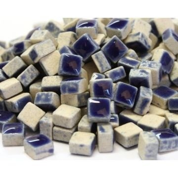 Keramiek Vierkantjes 5 mm 25 gam (micro) Midnight H19