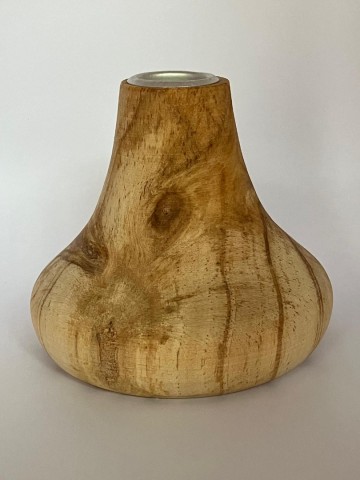 Ondergrond kandelaar rond 9 cm hoog